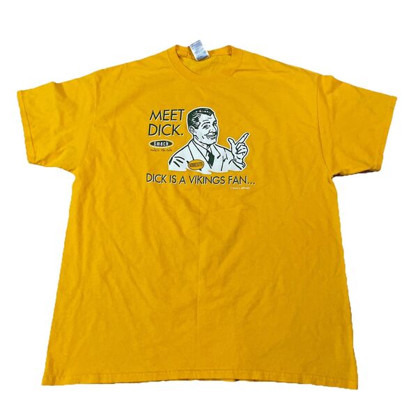 Smack Apparel Other - Minnesota Vikings Football Smack Talk “Don't be a Dick” Shirt  XL